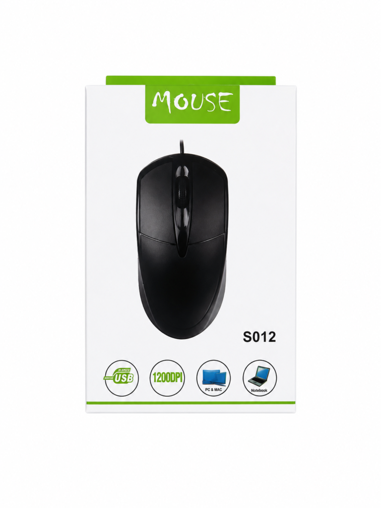 Mouse cable USB 1200dpi S012