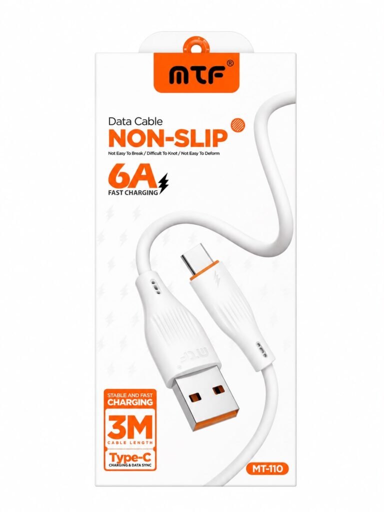 Cable de Datos 3M - Antideslizante 6A - Carga Rápida
