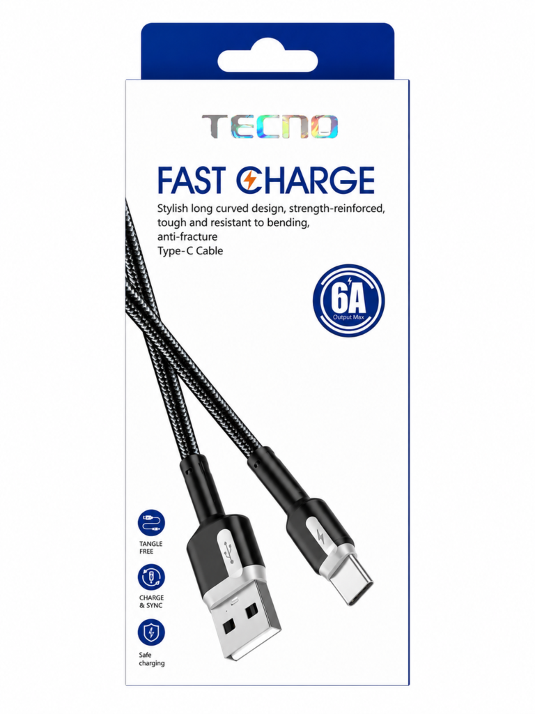 Cable Tecno Carga Rápida - Tipo C