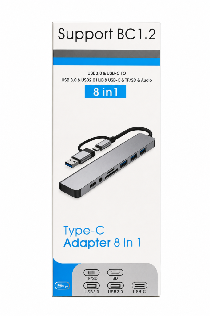 Adaptador 8 in 1