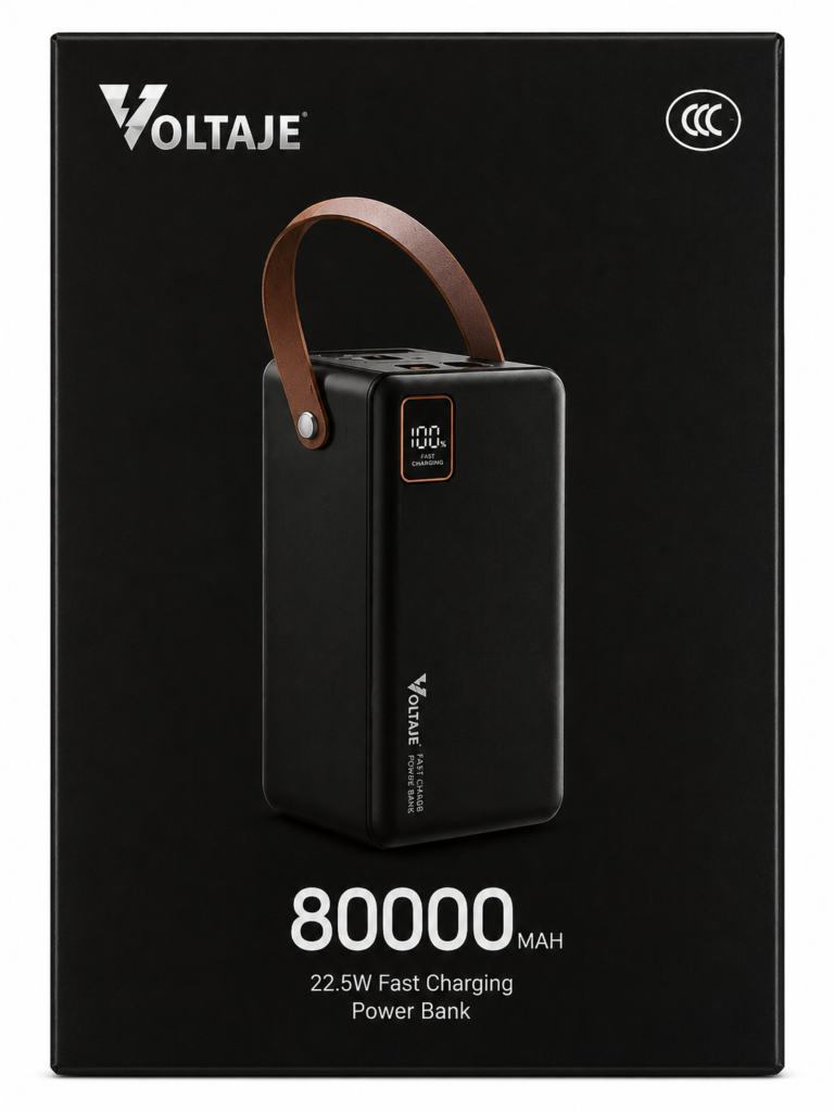 Powerbank voltaje 80.000 mah